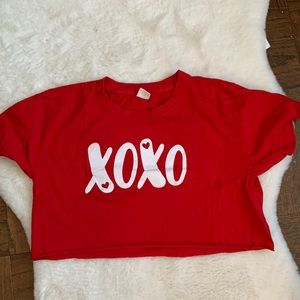 Valentine’s Day crop top